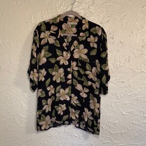Women’s floral blouse.